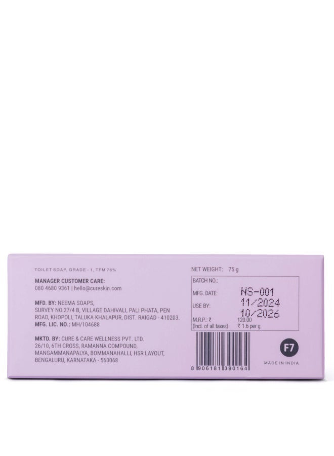 Cureskin صابون الجسم Radiance | لمكافحة التصبغ وأضرار الشمس | صابون كوجيك للرجال والنساء | صابون حمض كوجيك لتفتيح البشرة | صابون إزالة تان، 75 جرام (عبوة من 2) - Image 3